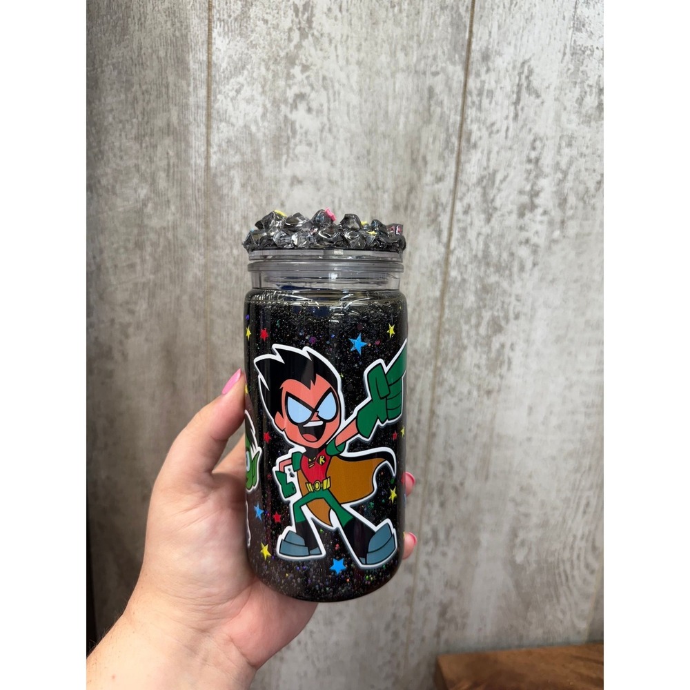 16oz Star Cup With Decorated Lid